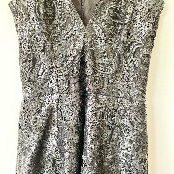 Dress The Population Lelani Mini-Illusion Corded Lace Dress, Sz XS - Picture 4 of 8